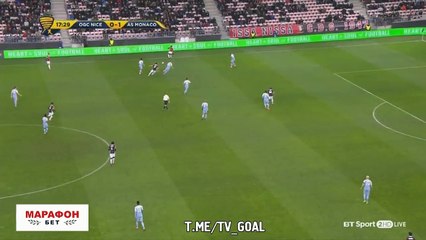 But de Alassane Pléa Goal - Nice 1-1 Monaco - 09.01.2018 ᴴᴰ