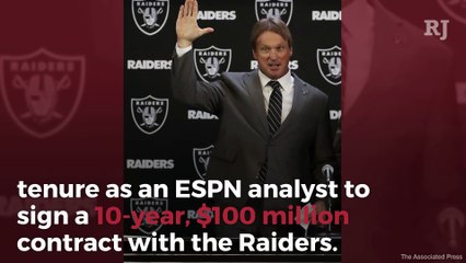 Raiders introduce Jon Gruden as head coach