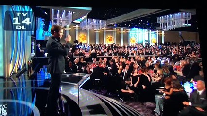 Zac Efron appears at The Golden Globe Awards 2018