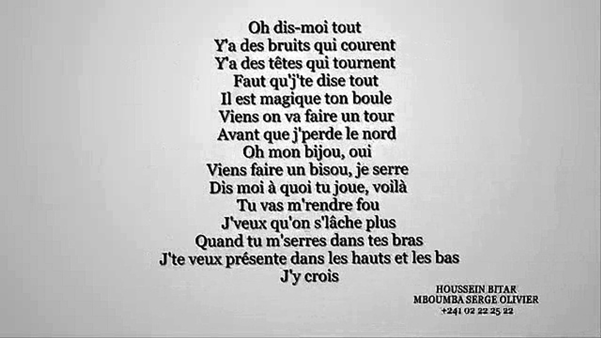 Paroles De Jul Mon Amour JUL MON BIJOU REMIX CWEEN Paroles-Lyrics - Vidéo Dailymotion