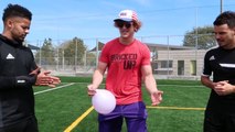 I TOOK A SOCCER BALL TO THE... (worst pain ever) Feat. F2 Freestylers!