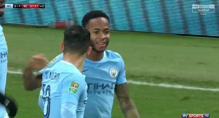 Sergio Aguero Goal HD - Manchester City	2-1	Bristol City 09.01.2018
