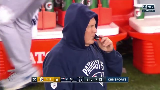 Tom Brady Hits Hogan for TD on Flea Flicker! | Steelers vs. Patriots | AFC Championship Highlights