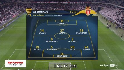 Nice 1-2 Monaco - Les Buts et Résumé - 09.01.2018 ᴴᴰ