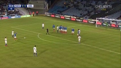Charly Musonda Fantastic 95th Minute Free Kick Winner vs Portsmouth U-21 (1-2)