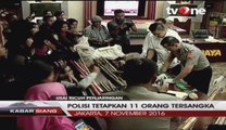 Polisi Tunjukan Barang Bukti Ricuh di Penjaringan