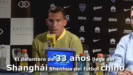 Boca Juniors presenta a Carlos Tevez como su fichaje estelar