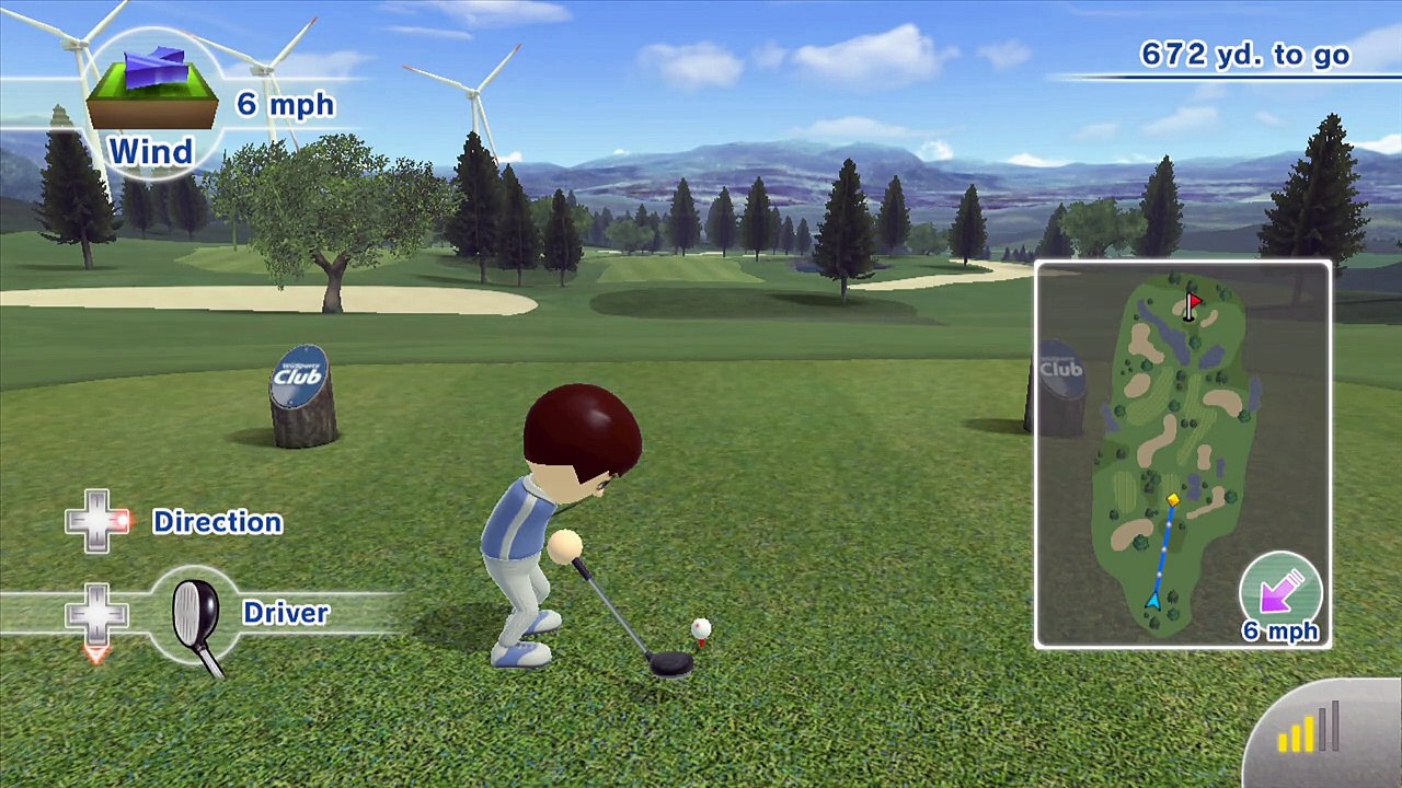 Wii Sports Club: 3-Hole Golf (Online Match)