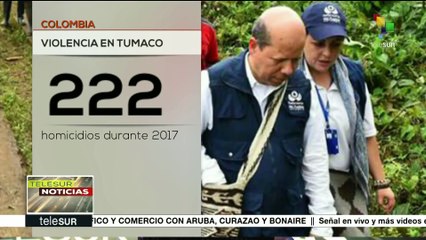 Colombia: violencia en Tumaco preocupa a la Defensoría del Pueblo