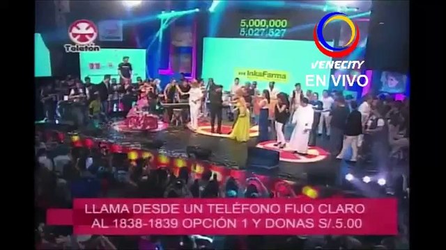 Tanda 7 de Venecity + Cierre Teleton Peru 2014 08-10-2014