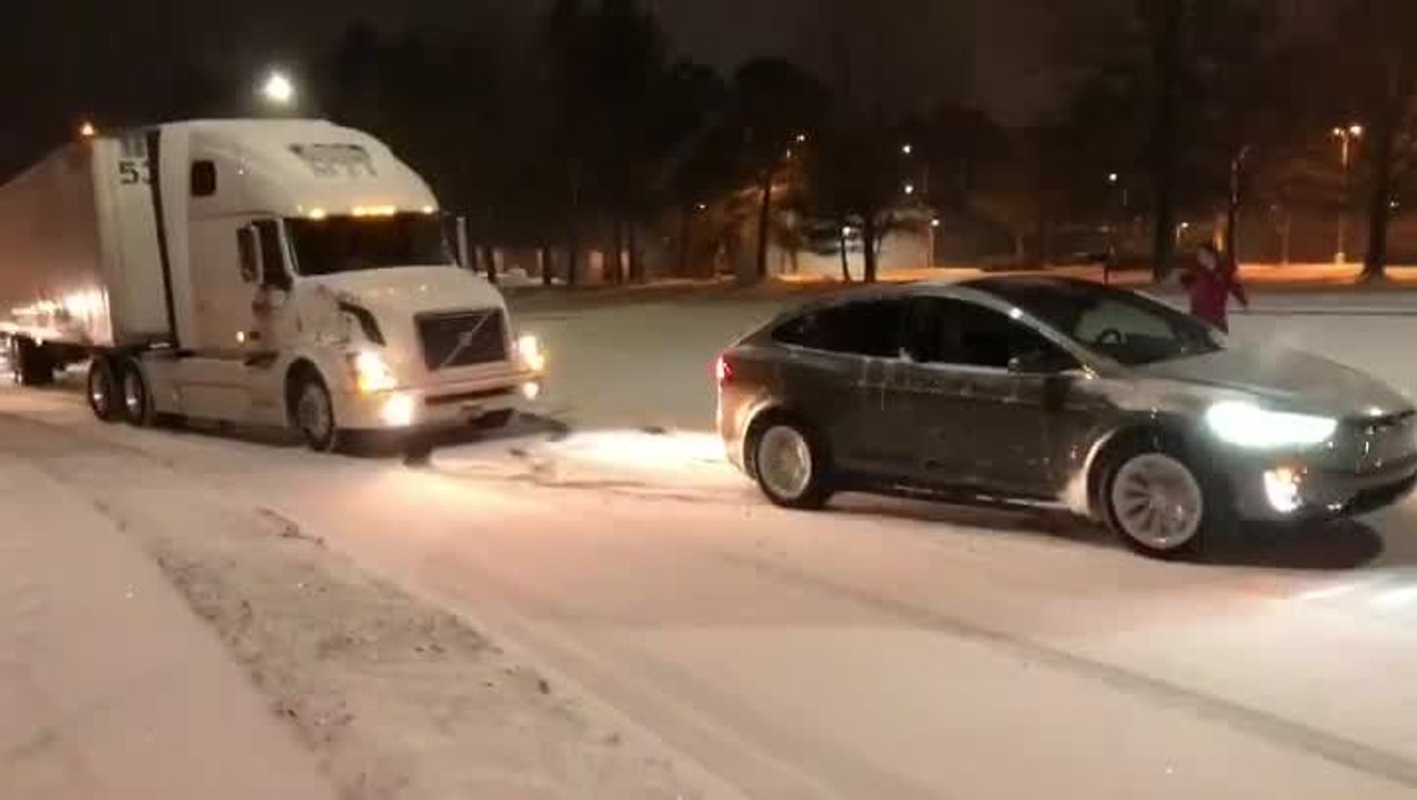Model X semi tow