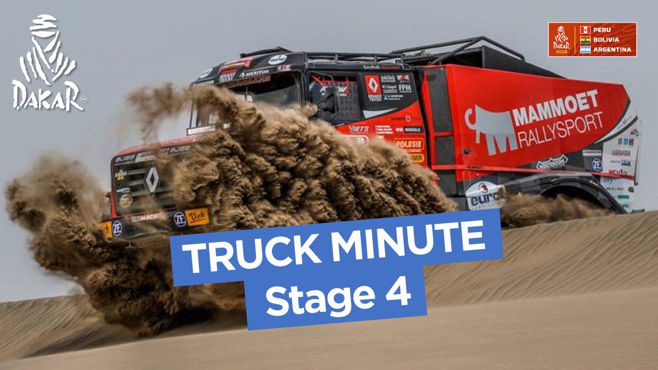 El minuto Camión / The Truck Minute / La Minute Camions - Étape 4 / Stage 4 - Dakar 2018
