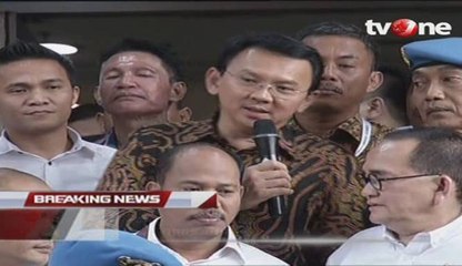 Usai Diperiksa Selama Sembilan Jam Ahok Irit Bicara