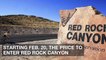 Entrance fees going up at Red Rock