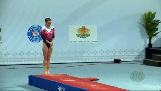 PARAKHINA Natalia (RUS) - 2017 Trampoline Worlds, Sofia (BUL) - Qualification Tumbling Routine 2-UX
