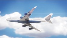 Boeing 747 Animation VFX Fly By