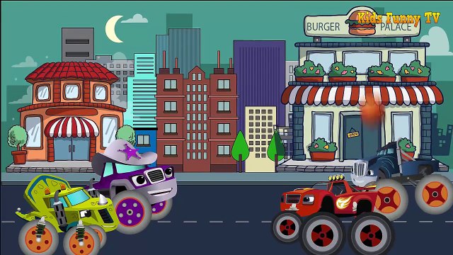 Blaze and The Monster Machines l Mega Mud Robot Help Friends l Blaze Cartoon For Kids