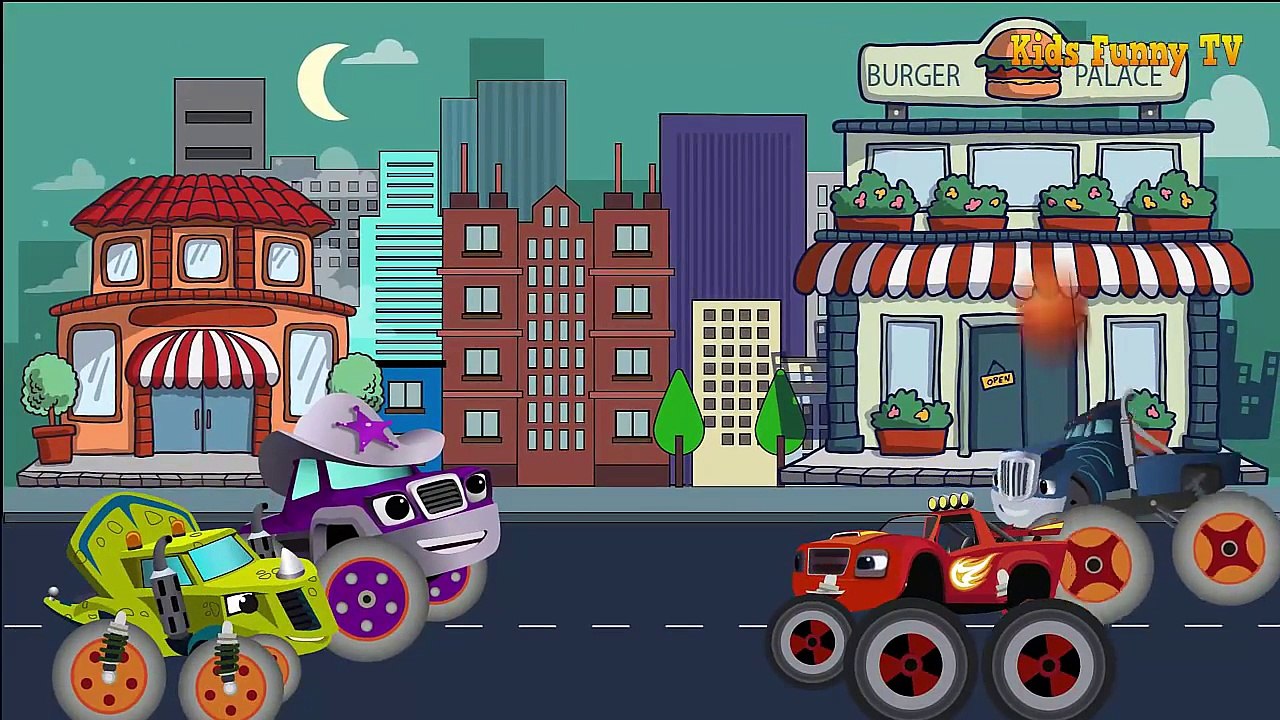 Blaze and The Monster Machines l Mega Mud Robot Help Friends l Blaze Cartoon For Kids