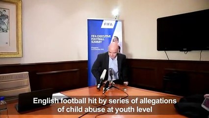 FIFA chief vows 'zero tolerance' for sex abuse in football