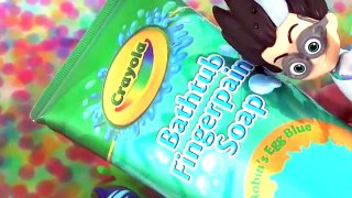 PJ MASKS Bath Tub Time Finger Paint Soap | Colors, Orbeez, Toy Surprises & Bubbles | TUYC