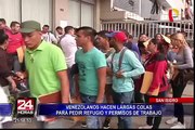 Cientos de venezolanos buscan estabilizarse en el país