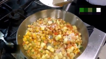 يخنة السمك المشوي بالحمص والبطاطا