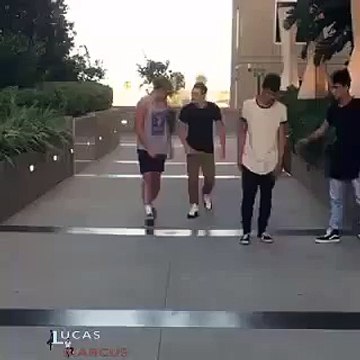 Lucas and Marcus Dobre - Don't tie your shoes around us