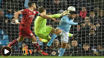 Aguero selamatkan City dari diaibkan Bristol