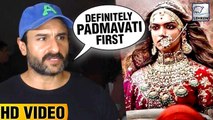 Saif Ali Khan Ditches Padman To Watch Padmavati