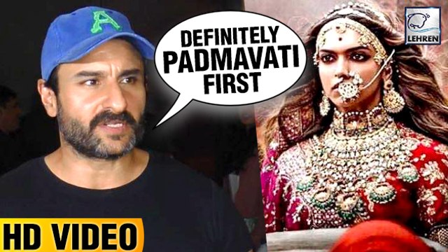 Saif Ali Khan Ditches Padman To Watch Padmavati