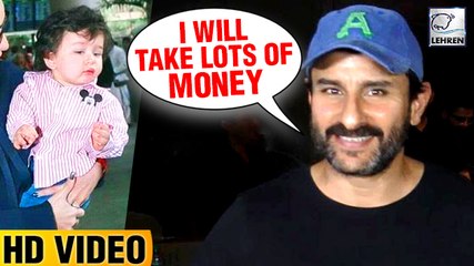 Saif Ali Khan Reacts On Taimur's Advertisement Debut