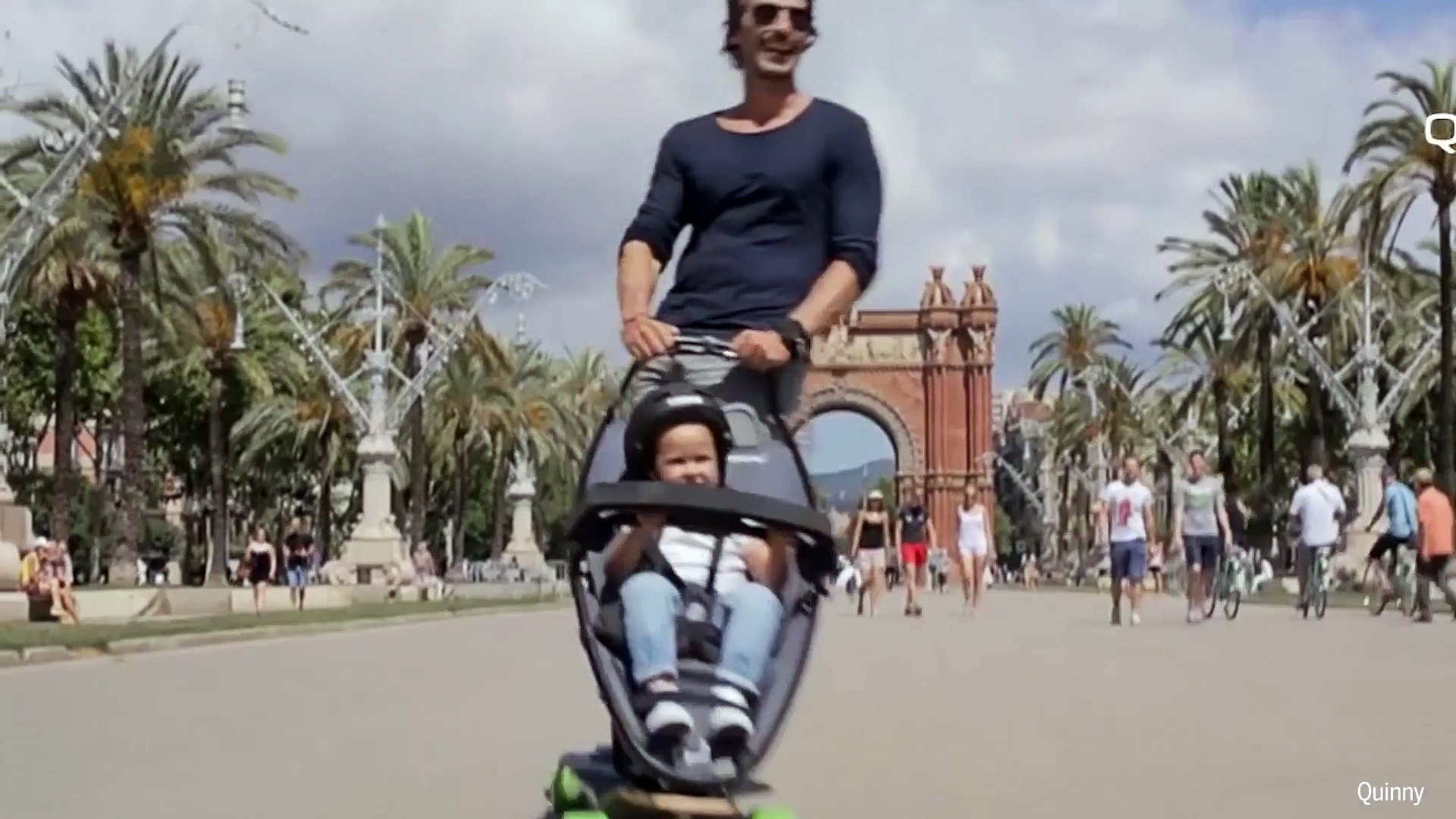 longboard pushchair