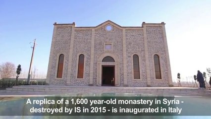 Replica of Syrian church razed by IS