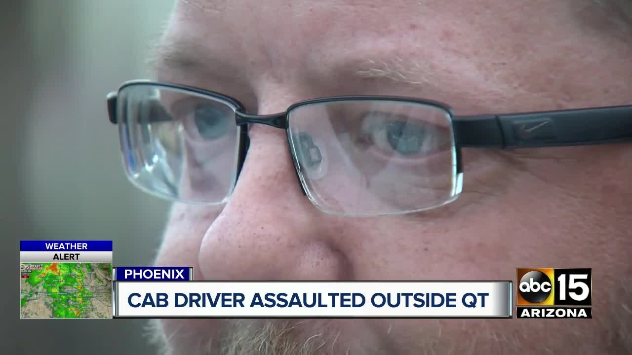 Cab driver assaulted and robbed in north Phoenix