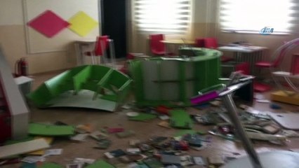 Okulu kullanılamaz hale getirdiler