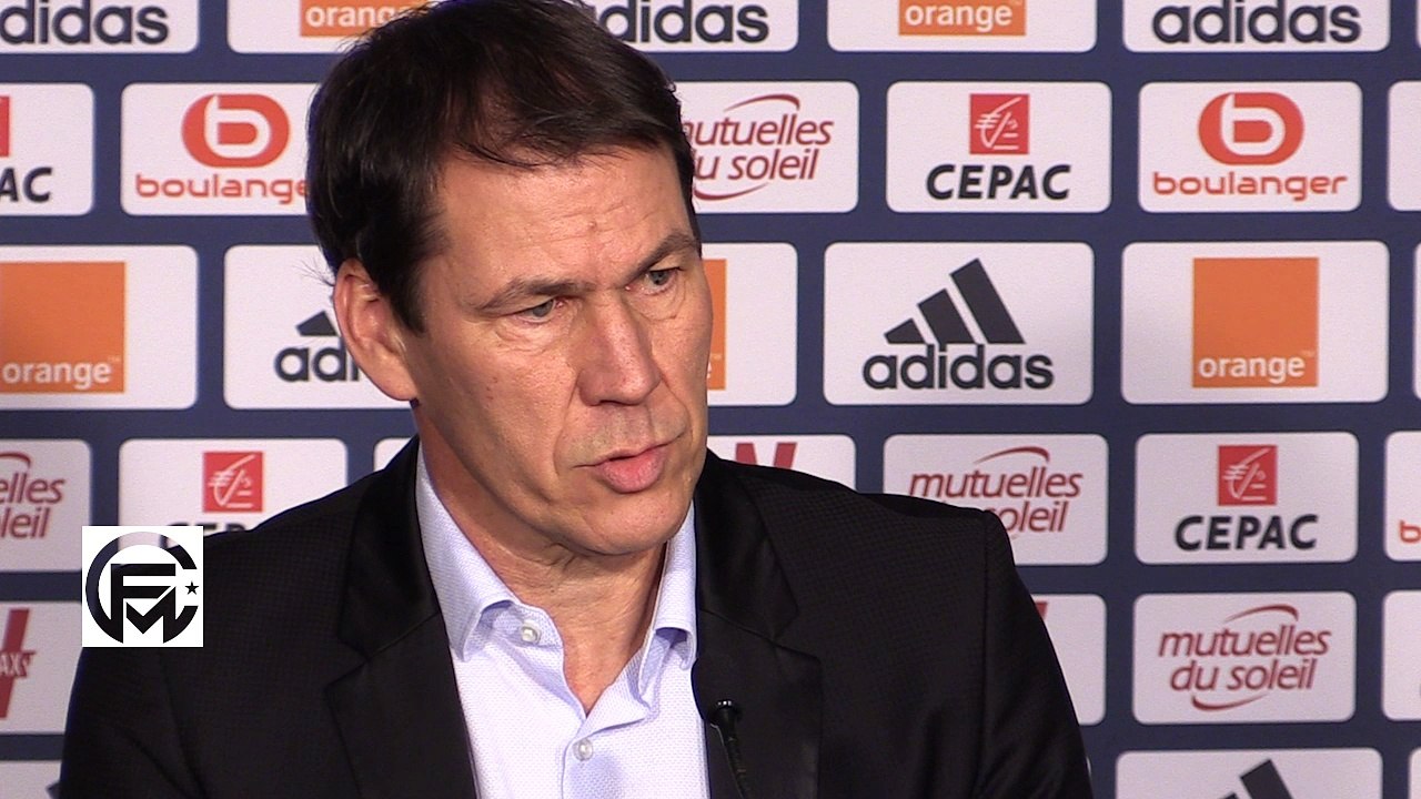 Garcia et le groupe au complet avant Rennes