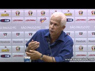 Coletiva de Imprensa - Emerson Leão - SPFC 4 x 0 Independente (PA)