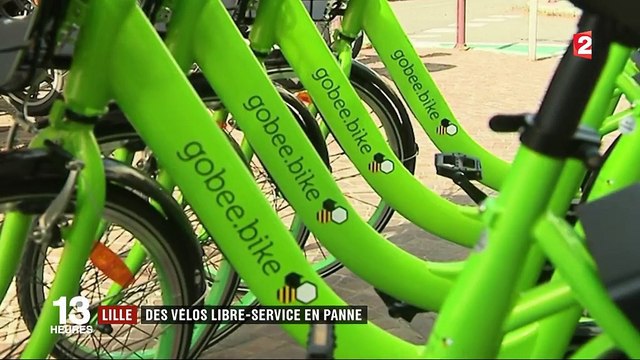 Lille : fin des vélos libre-service Gobee.bike à cause du vandalisme