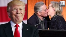 Robert De Niro Kisses Meryl Streep After His Scathing Speech About Donald Trump