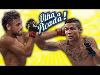CRISTIANO RONALDO E NEYMAR ESTÃO BRIGANDO