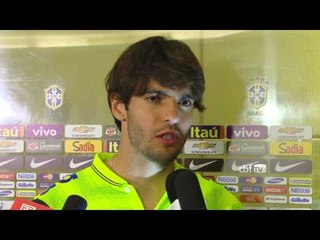 Kaká: "Servir à Seleção é sempre um prazer"