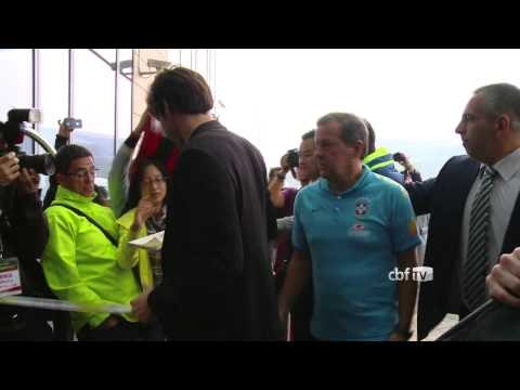 Kaká, Souza, Juan e Marcelo Grohe se apresentam à Seleção