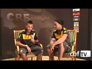 EXCLUSIVO: Primeiro encontro de Neymar e Ronaldinho