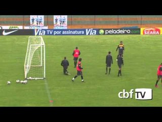 Recreativo com muitos gols antes do Brasil enfrentar o Chile