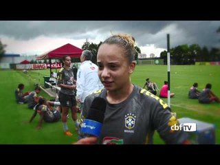 Thaís se espelha em Marta e Neymar