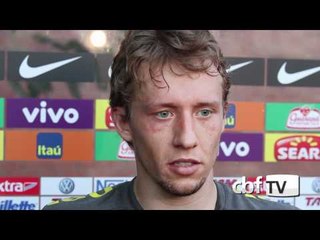 Lucas Leiva espera jogo duro contra o México
