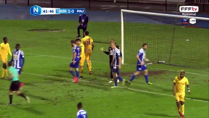 Bel arrêt du gardien dunkerquois face à Rivas !