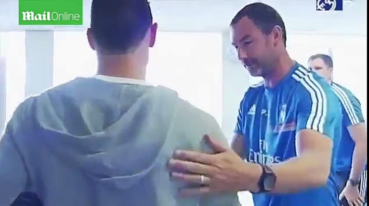 Gareth Bale and Cristiano Ronaldo train together for the first time