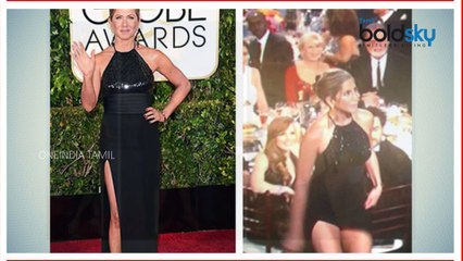 கோல்டன் குளோப் விருது விழாவில் தர்ம சங்கடத்தை சந்தித்த பிரபலங்கள்- வீடியோ