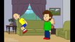 Caillou poops on his dad and gets grounded[1]